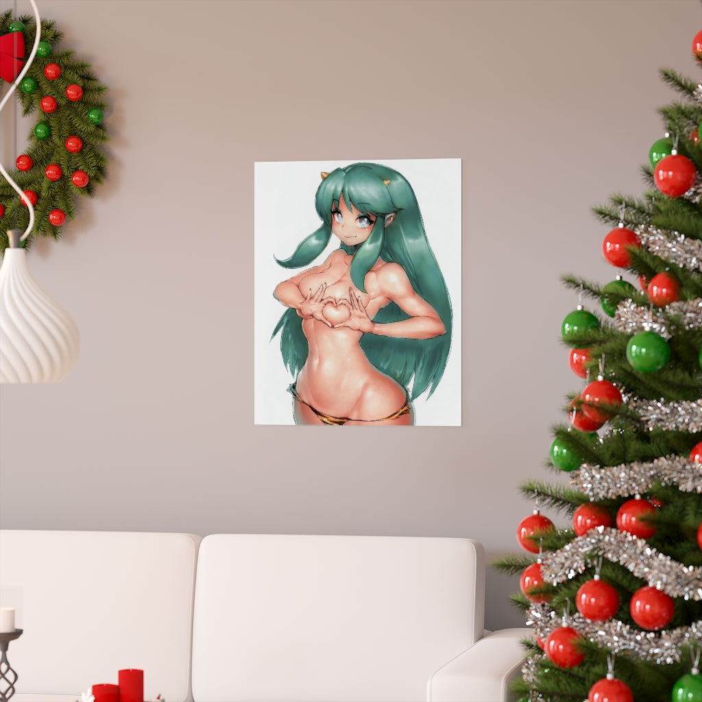 Affiche Lum Urusei Yatsura - Affiche verticale mate de qualité supérieure obscène - Art mural pour adulte