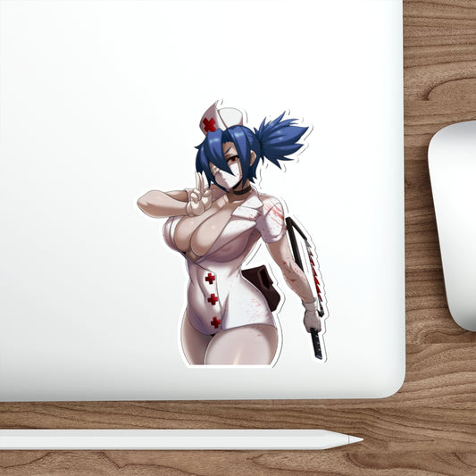 Nurse Valentine Skullgirls Waterproof Sticker - Ecchi Vinyl Decal