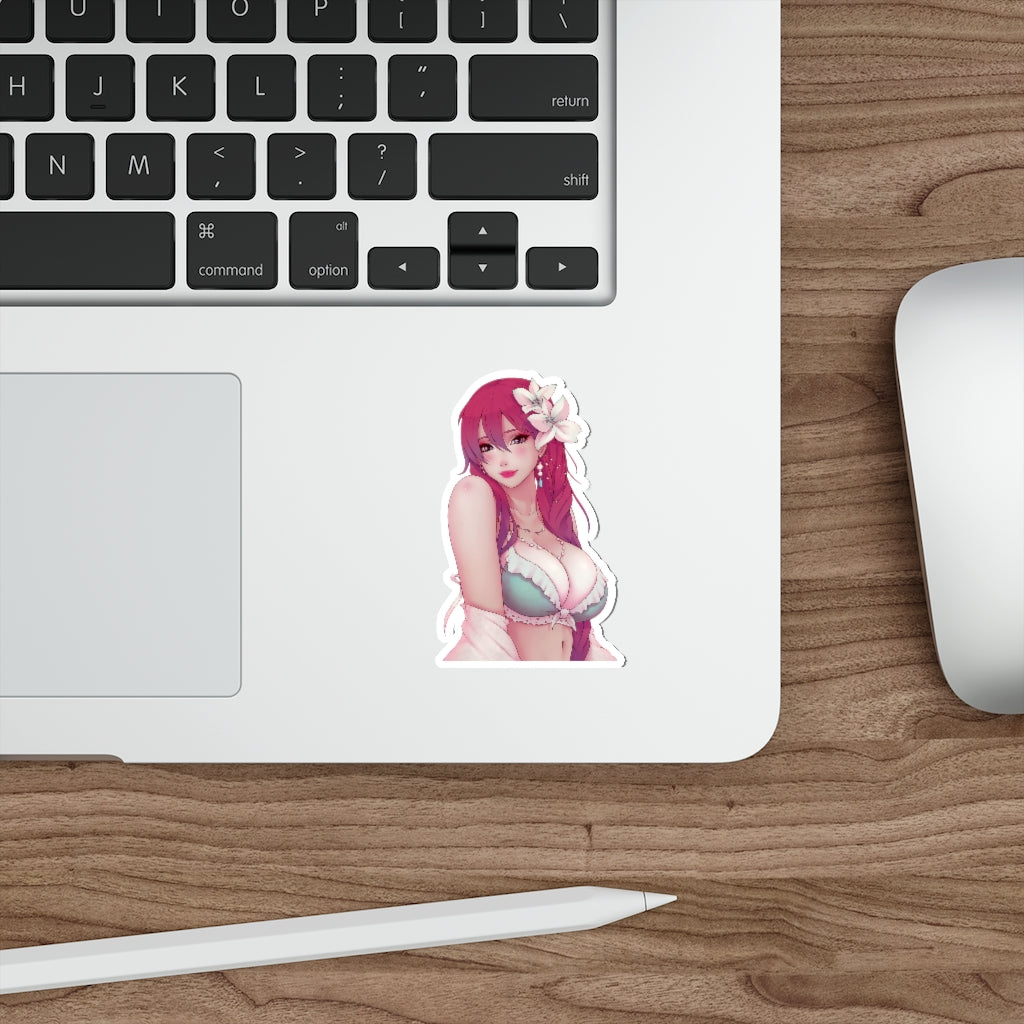 Sexy Boobs Emma Millstein Trails of Cold Steel Waterproof Sticker - Ecchi Vinyl Decal