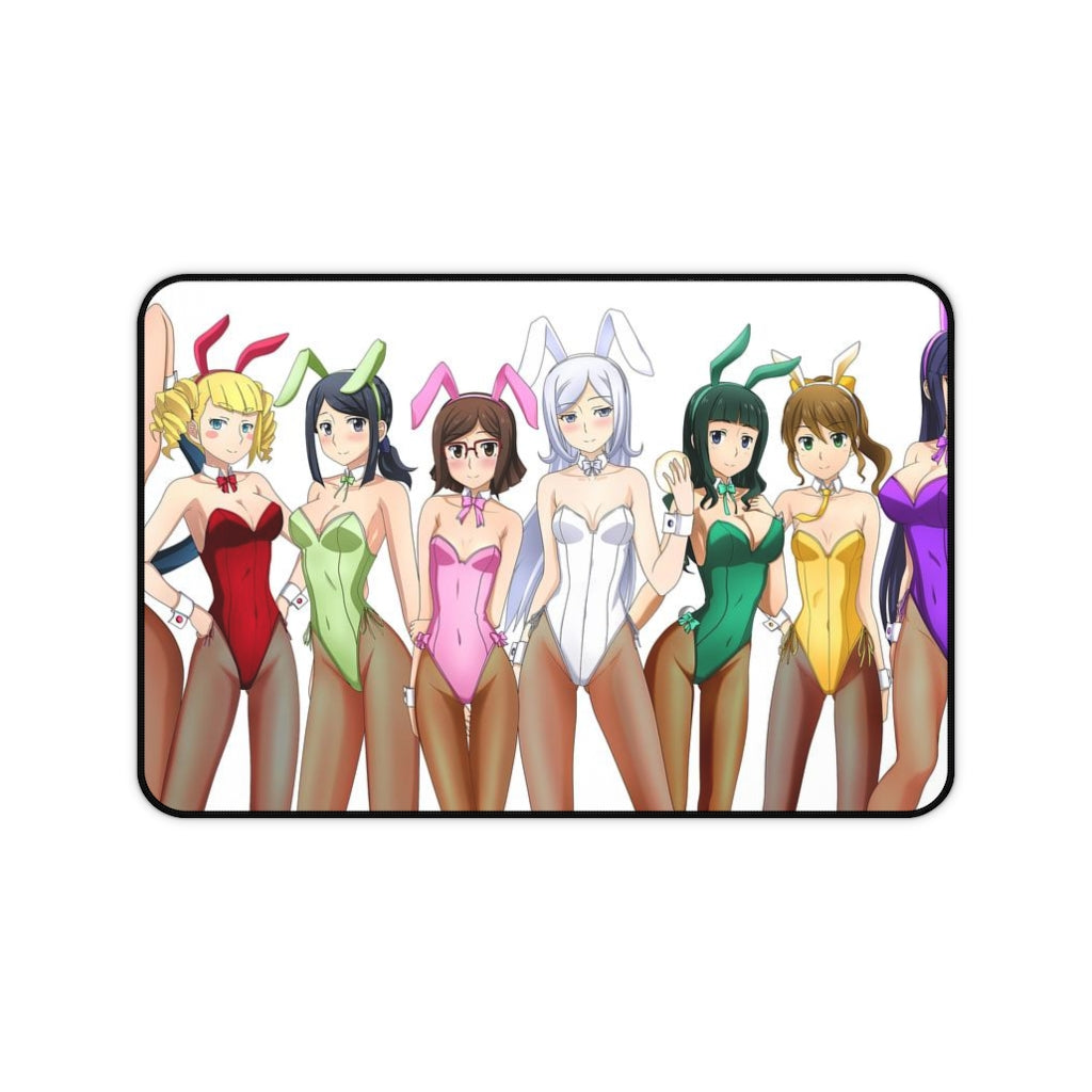 Gundam Mousepad - Bunny Waifus Desk Mat - Large Ecchi Mouse Pad