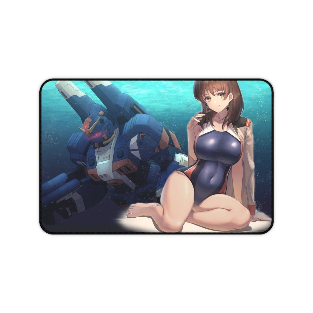 Tapis de souris Gundam - Tapis de bureau Noel Anderson - Grand tapis de souris Ecchi 