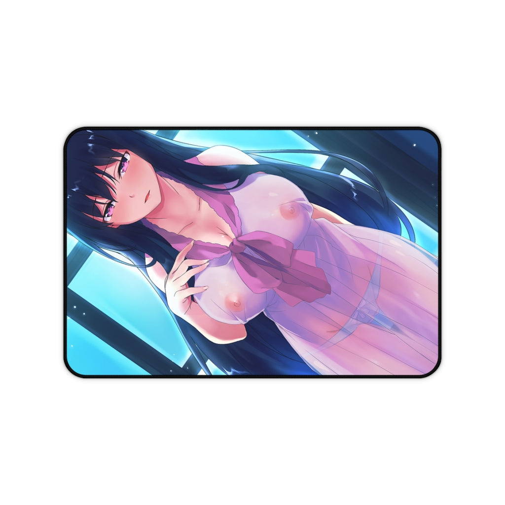 Under One Wing Sexy Mousepad - Jinno Nahoko Anime Desk Mat - Ecchi Gaming Playmat