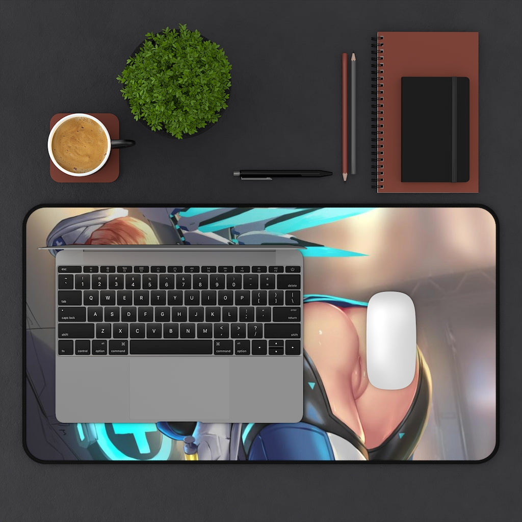 Hentai Nude Butt Mercy Combat Medic Ziegler Overwatch Desk Mat - Lewd Mousepad - Gamimg Girl Playmat