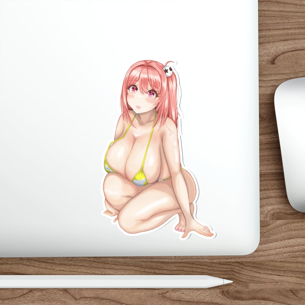 Big Boobs Honoka Waterproof Sticker - Dead or Alive Ecchi Vinyl Decal