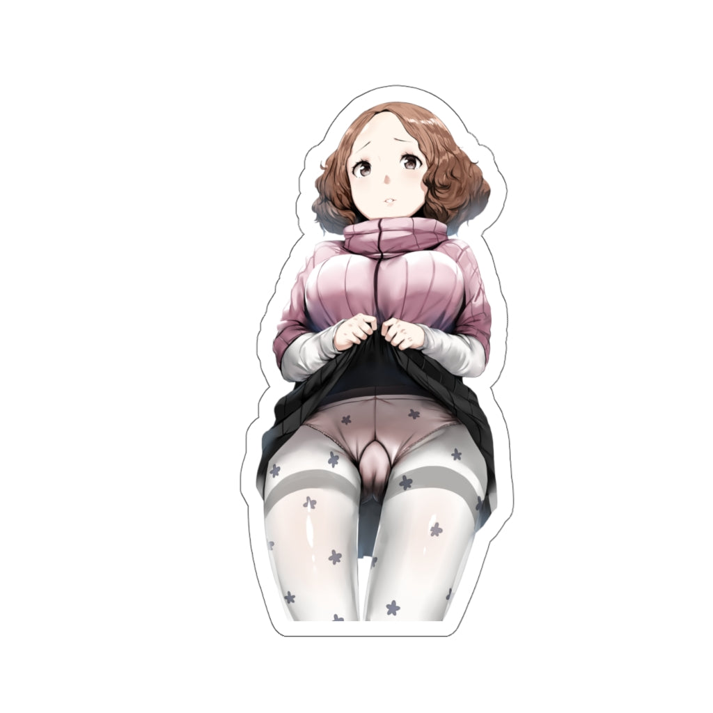 Persona 5 Waterproof Sticker - Haru Okumura Cameltoe Ecchi Vinyl Car Decal