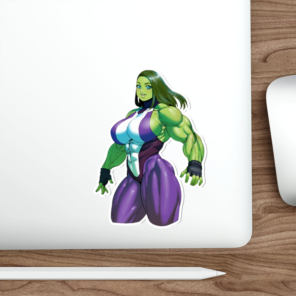 She Hulk Bodysuit Marvel Waterproof Sticker - Ecchi Vinyl Decal