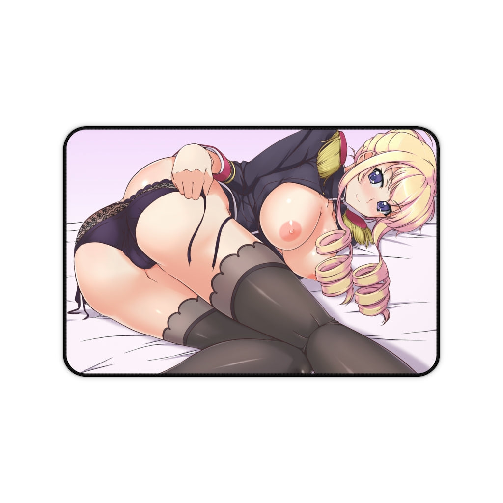 Bertille Althusser Walkure Romanze Nude Boobs Desk Mat - Non Slip Mousepad