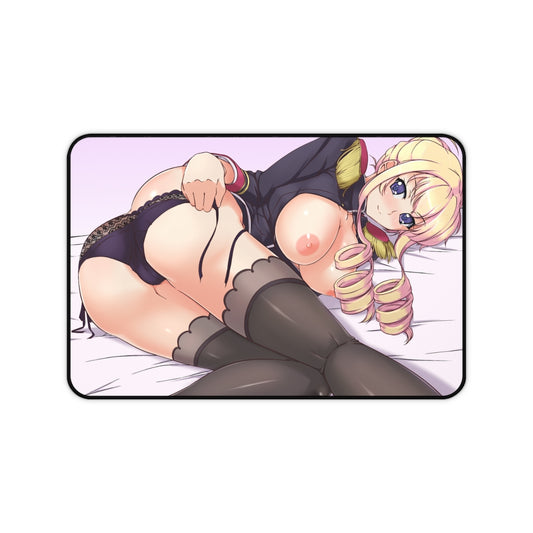 Bertille Althusser Walkure Romanze Nude Boobs Desk Mat - Non Slip Mousepad