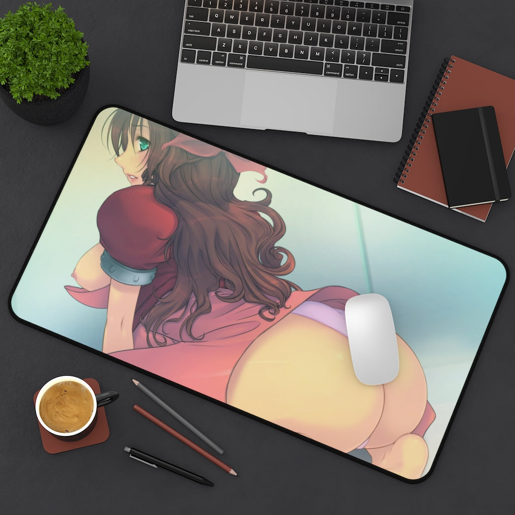 Final Fantasy 7 Aerith Sexy Thick Butt Desk Mat - Non Slip Mousepad