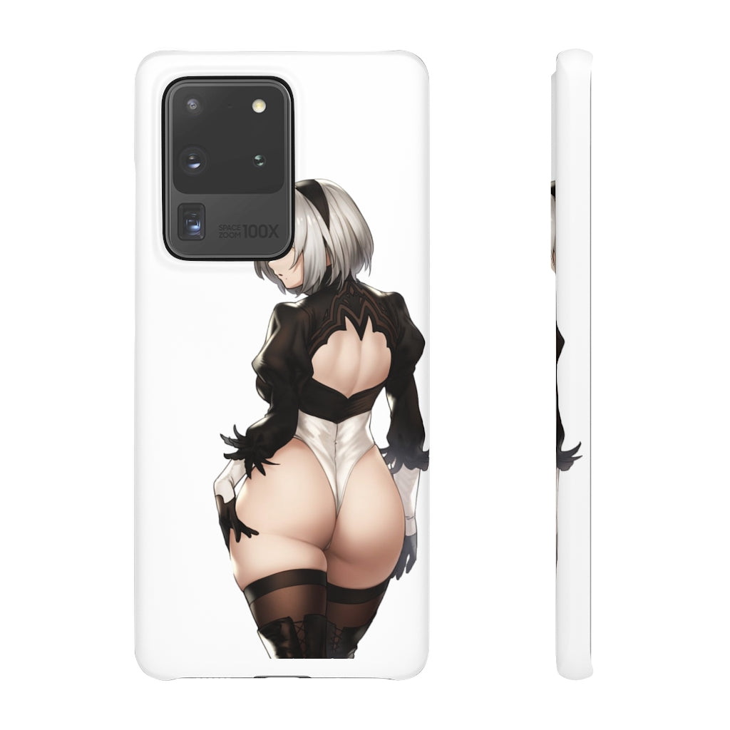 2B Anime Phone Case - Nier Automata Kawaii Aesthetic Snap Case