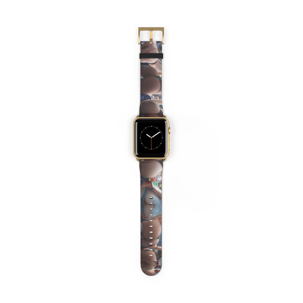 Apple Watch Band 38 mm and 42 mm - Overwatch Butts Lewd Leather Apple Watch Band