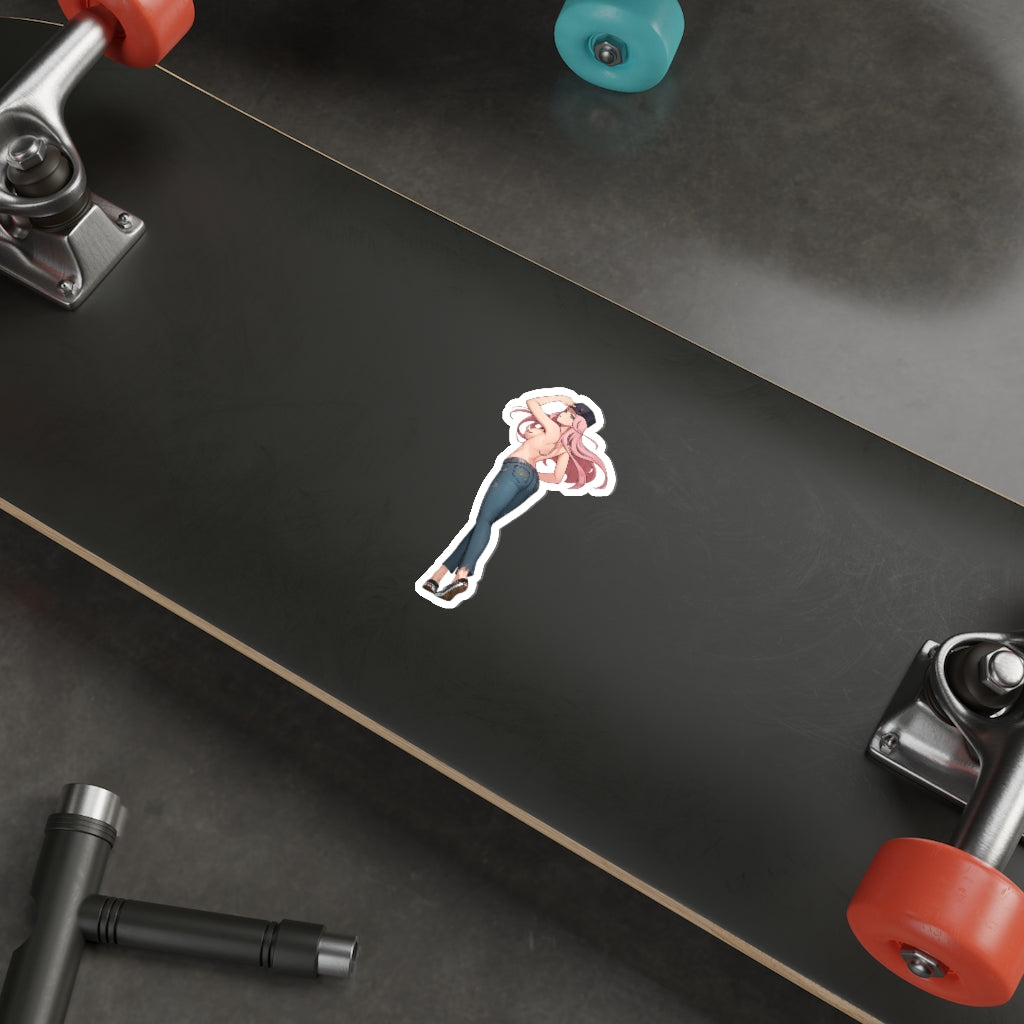 Zero Two Sexy Jeans Waterproof Sticker - Ecchi Decal - Darling in the Franxx