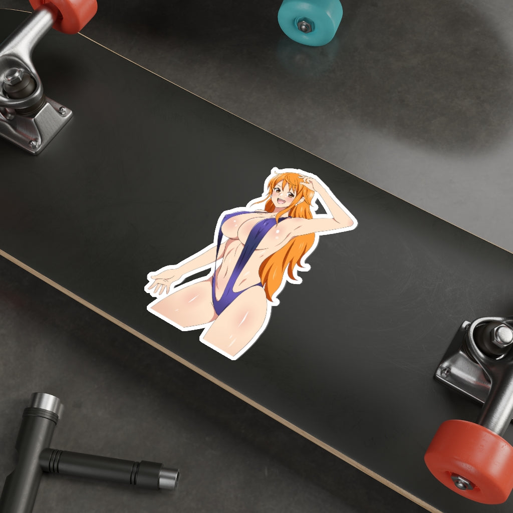 One Piece Anime Waterproof Sticker - Nami Sexy Bikini Vinyl Decal