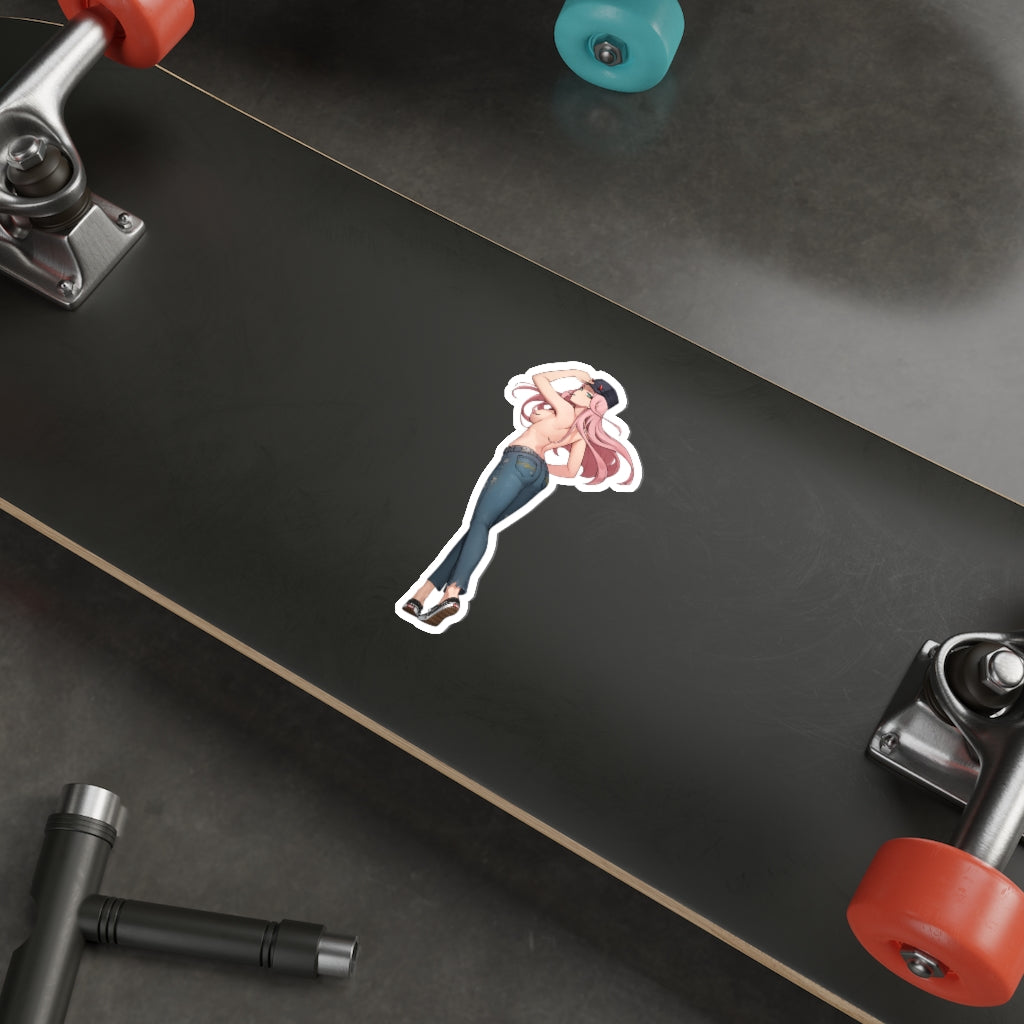 Zero Two Sexy Jeans Waterproof Sticker - Ecchi Decal - Darling in the Franxx