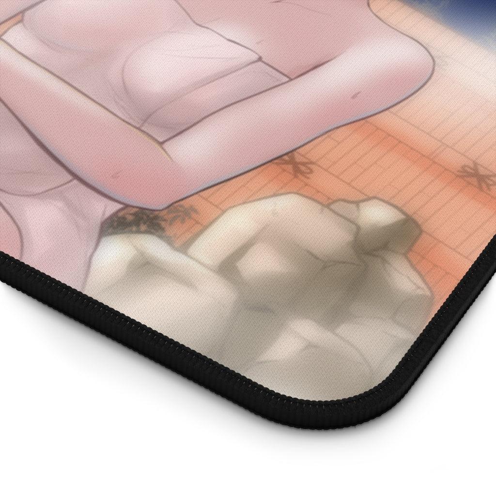 Demon Slayer Onsen Time Desk Mat - Sexy Anime Mousepad - Gaming Playmat