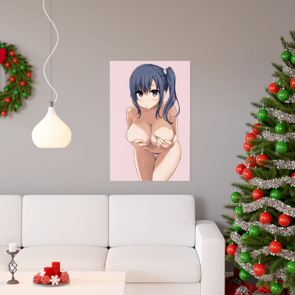 Affiche Ecchi de Imai Midori Shirobako nue - Affiche verticale mate de qualité supérieure obscène - Art mural pour adultes