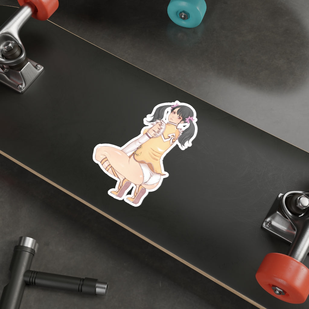 Tekken Sexy Butt Ling Xiaoyu Waterproof Sticker - Ecchi Vinyl Decal