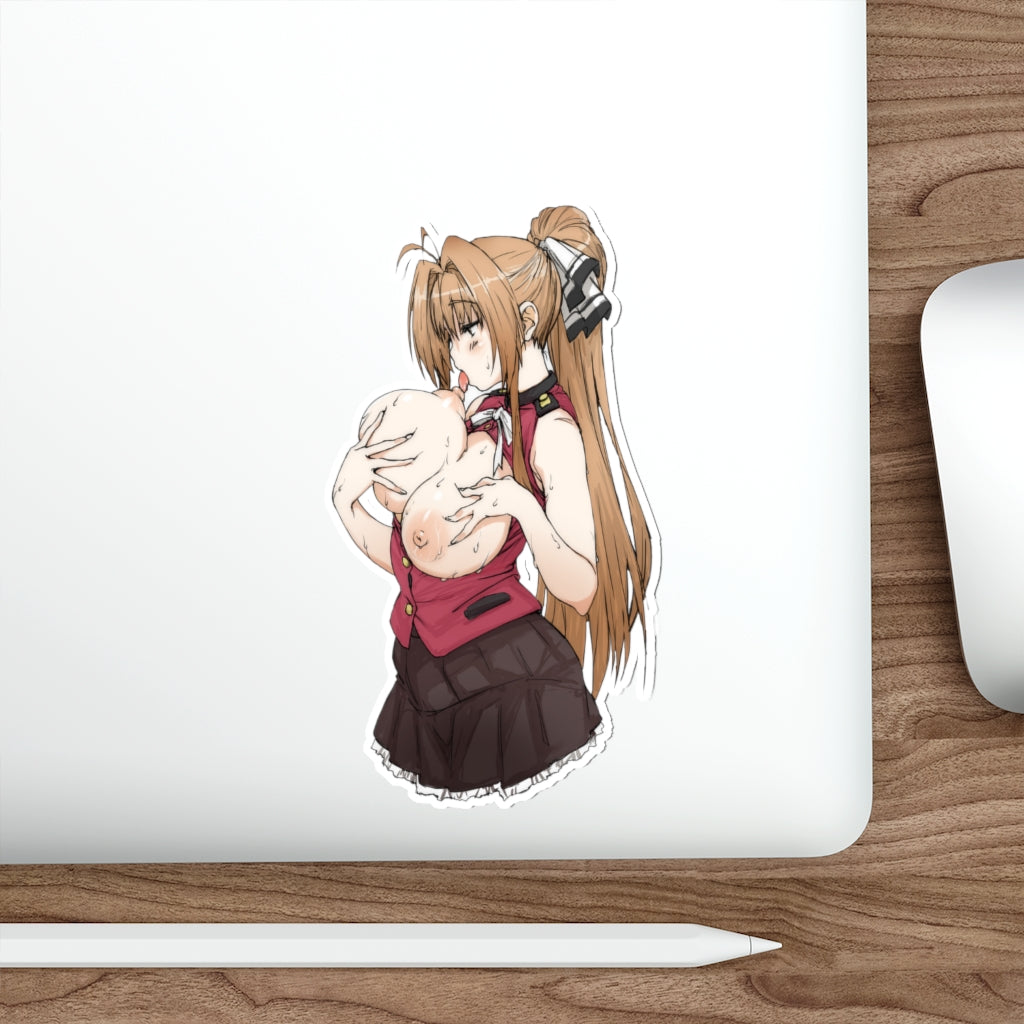 Sento Isuzu Amagi Brilliant Park Hentai Boobs Waterproof Sticker - Ecchi Vinyl Decal