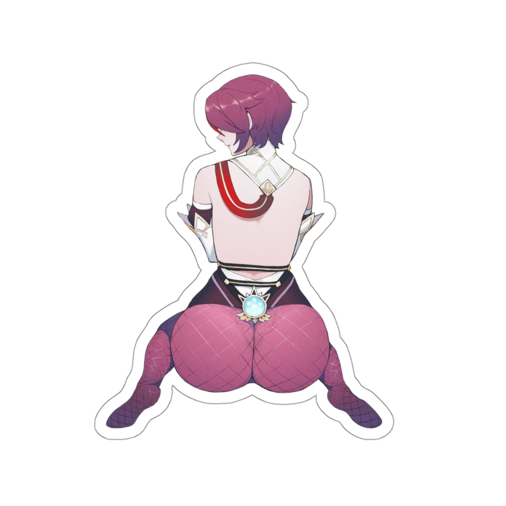 Big Butt Rosaria Genshin Impact Waterproof Sticker - Ecchi Vinyl Decal