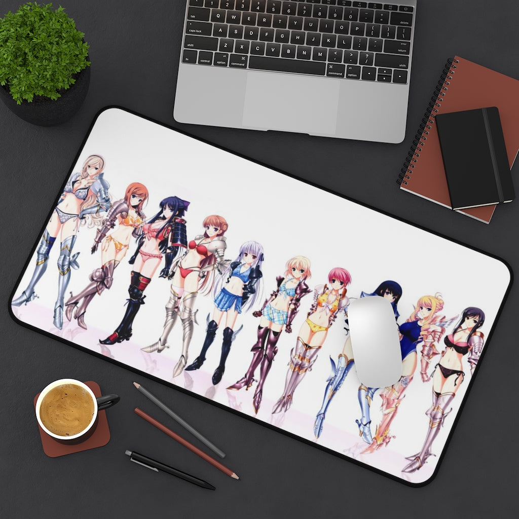 Walkure Romanze Bikini Armor Waifus Desk Mat- Sexy Anime Girl Mousepad - Gaming Playmat