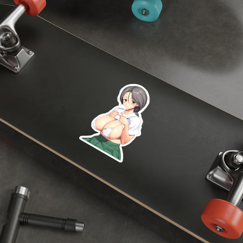 Huge Boobs Piyotan Girls und Panzer Waterproof Sticker - Ecchi Vinyl Decal