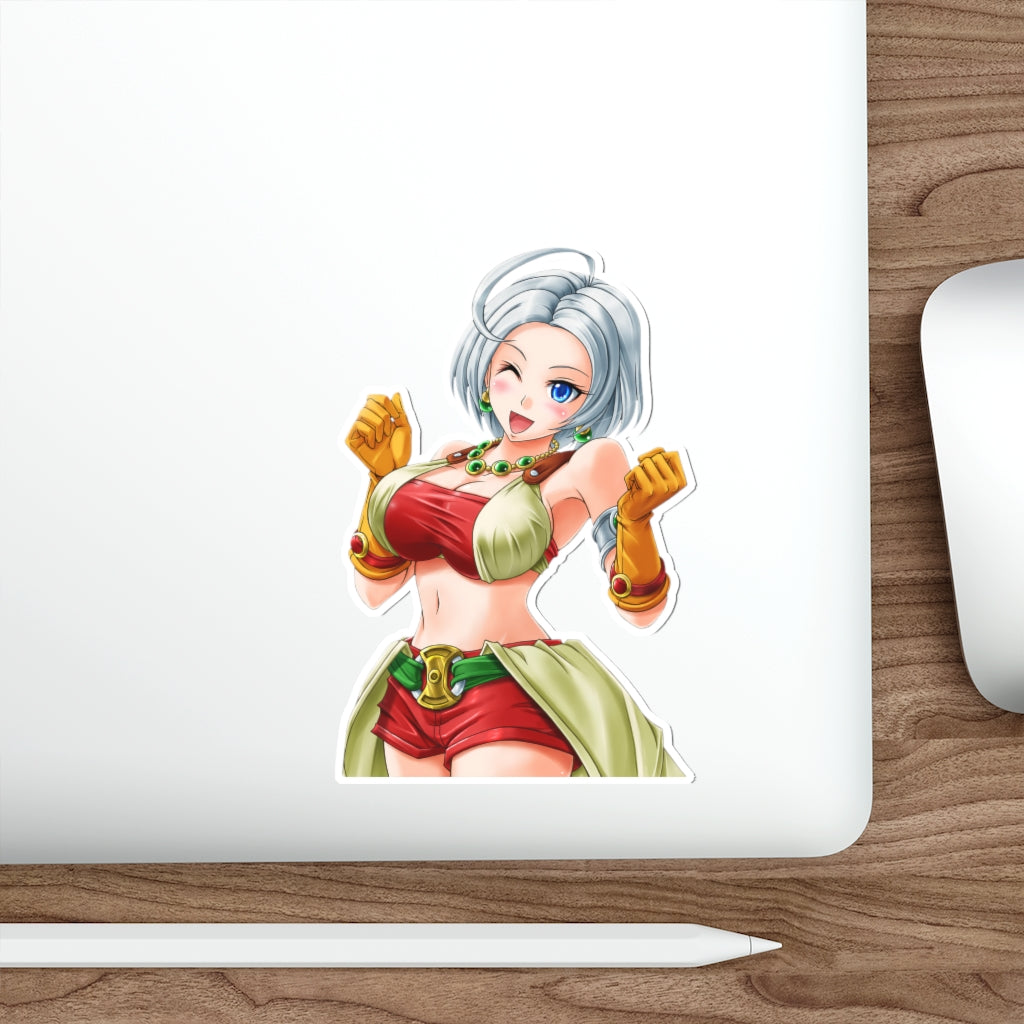 Big Boobs Riin Dragon Quest Waterproof Sticker - Ecchi Vinyl Decal