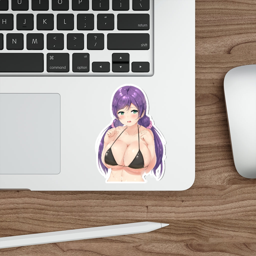 Toujou Nozomi Love Live Huge Tits Bikini Waterproof Sticker - Ecchi Vinyl Decal