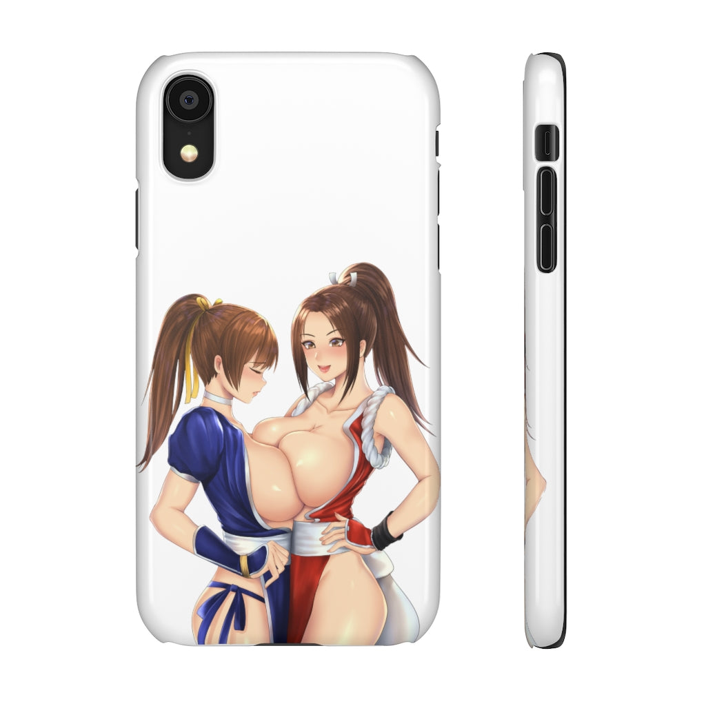 Oppai Anime Phone Case - Kawaii Aesthetic Snap Case - iPhone 13