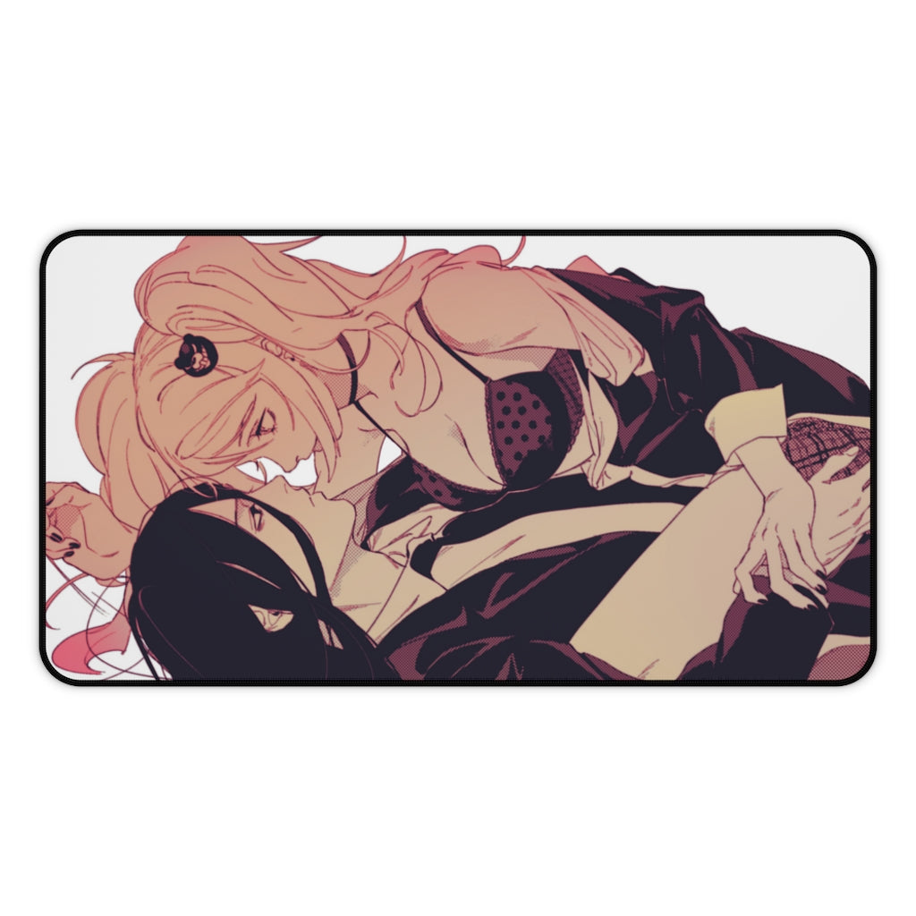 Danganronpa Sexy Mousepad - Junko Enoshima And Izuru Kamukura Desk Mat - Ecchi Gaming Playmat