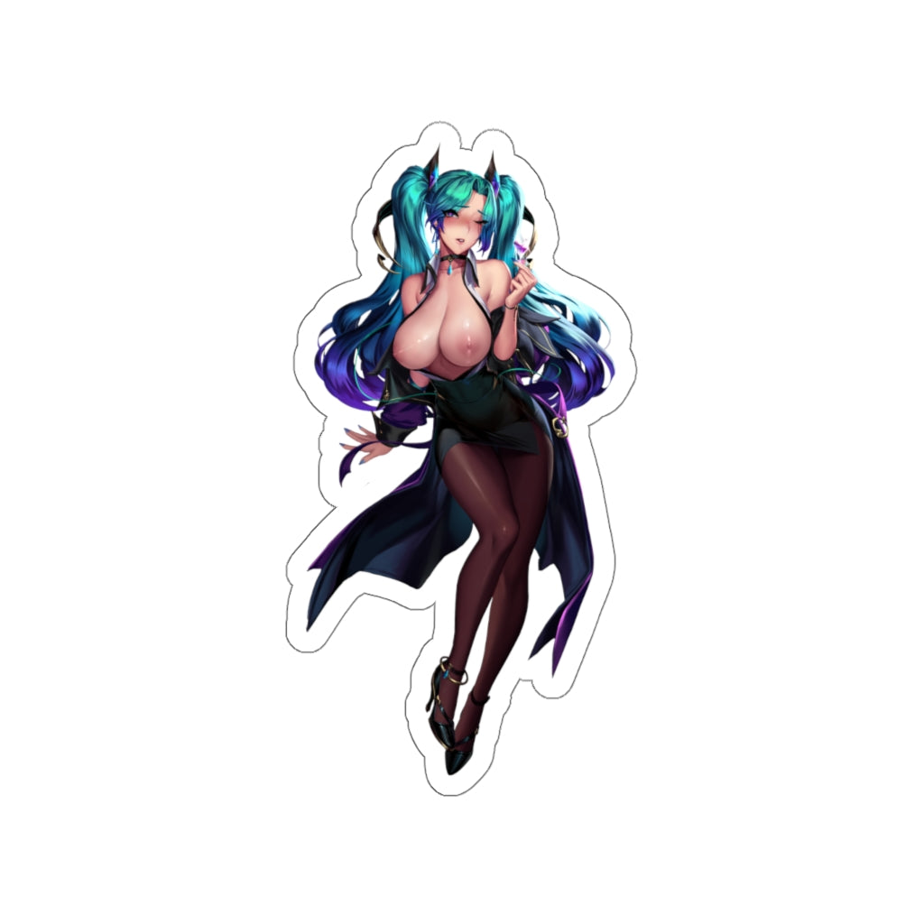 League of Legends Waterproof Sticker - Topless Sona Buvelle Ecchi Vinyl Car Decal