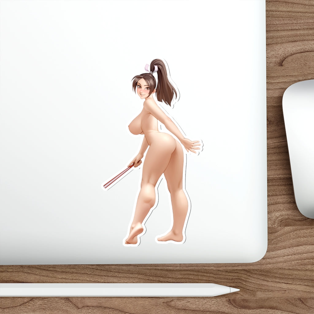 Nude Shiranui Mai The King Of Fighters Waterproof Sticker - Ecchi Vinyl Decal