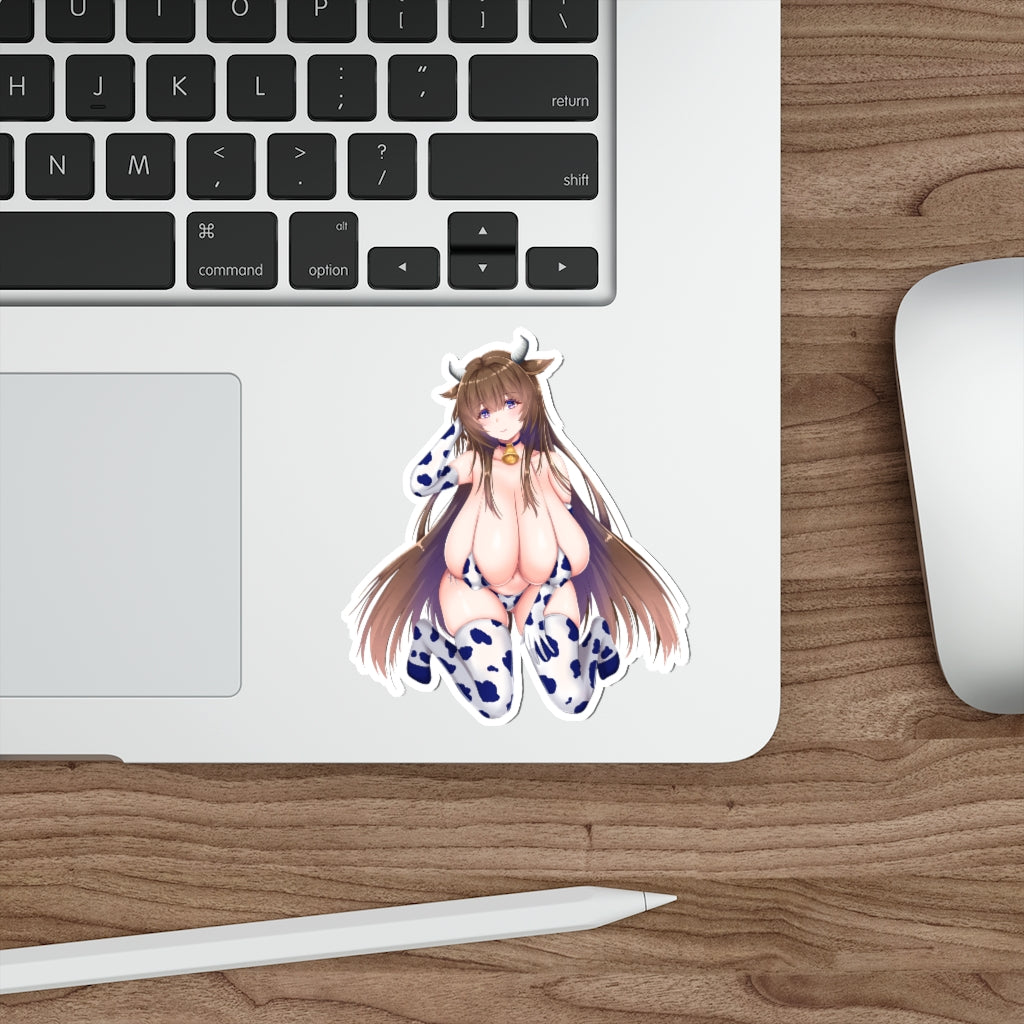 Azur Lane Kashino Cow Girl Waterproof Sticker - Ecchi Vinyl Decal