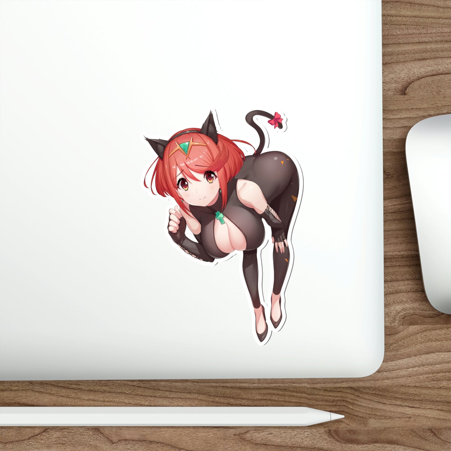 Xenoblade Pyra Cat Girl Bodysuit Waterproof Sticker - Ecchi Vinyl Decal