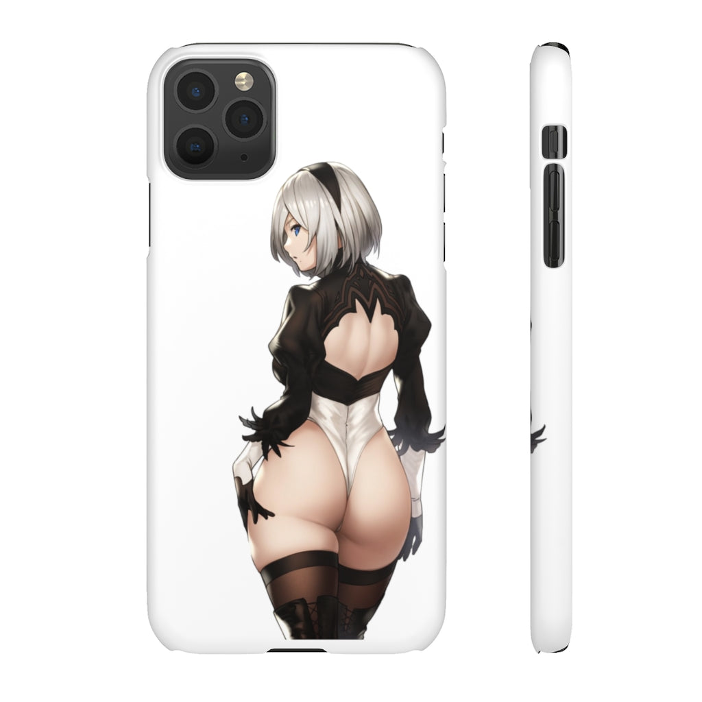 2B Anime Phone Case - Nier Automata Kawaii Aesthetic Snap Case