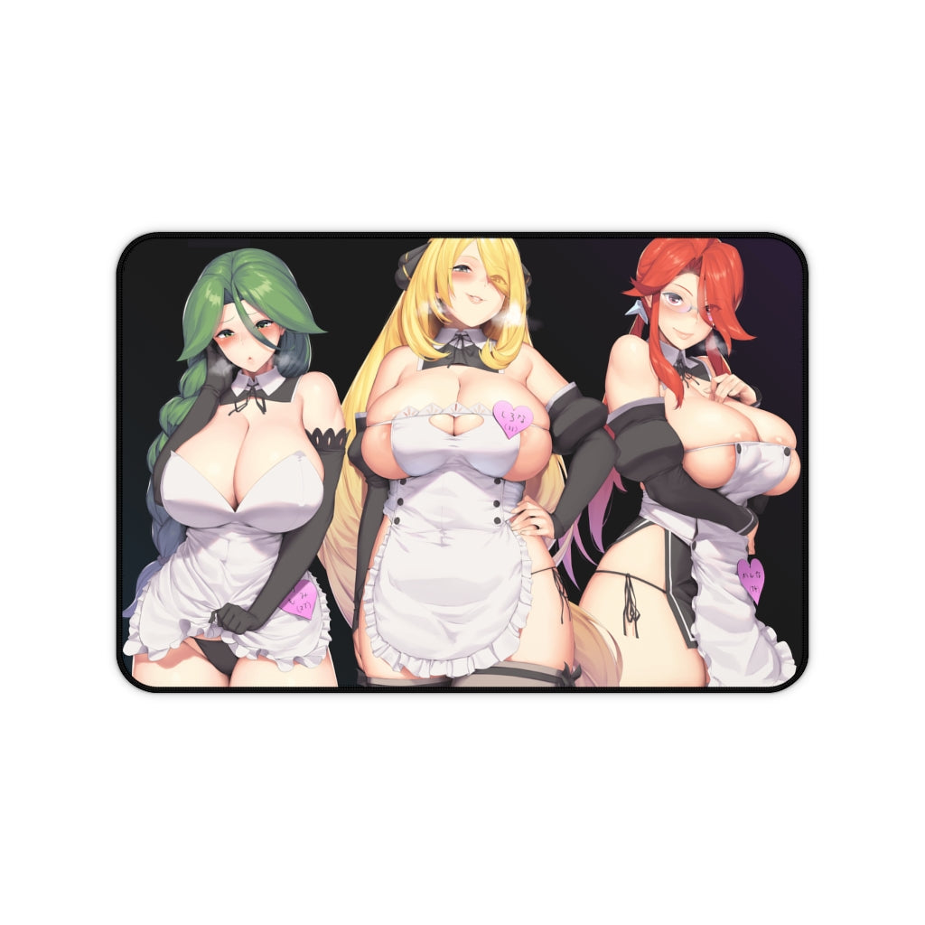 Sexy Pokemon MILFs Desk Mat - Big Waifu Tits Mousepad