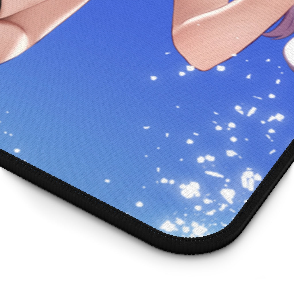 Lumine and Keqing Bikini Genshin Impact Desk Mat - Non Slip Mousepad