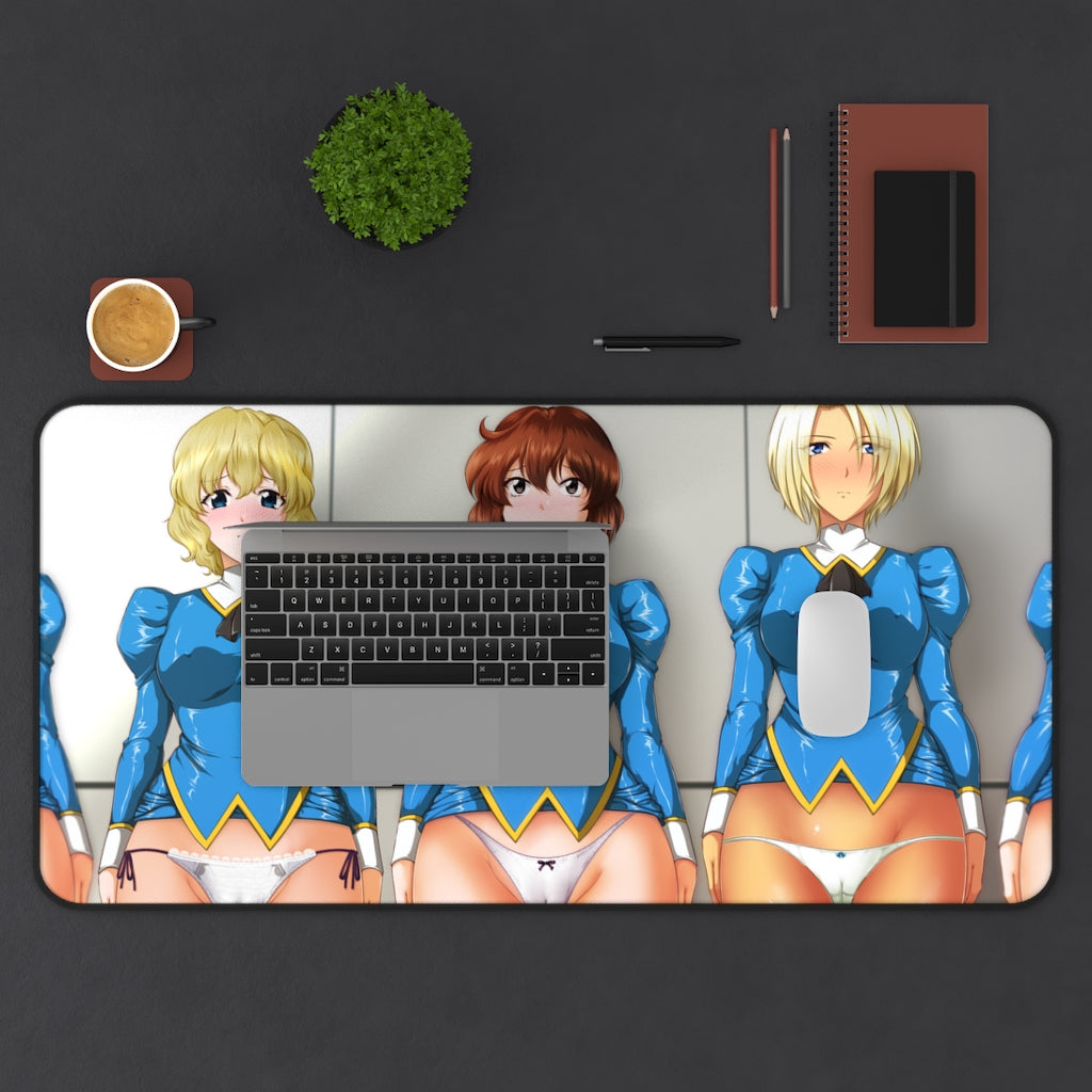 Agent Aika Sexy Panties Desk Mat - Non Slip Mousepad