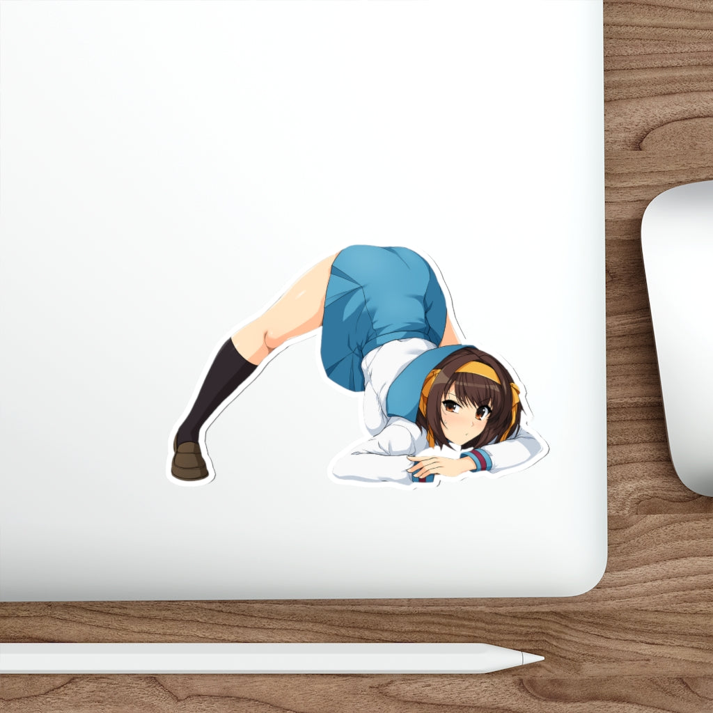 The Melancholy of Haruhi Suzumiya Jack-o Seifuku Waterproof Sticker - Ecchi Vinyl Decal