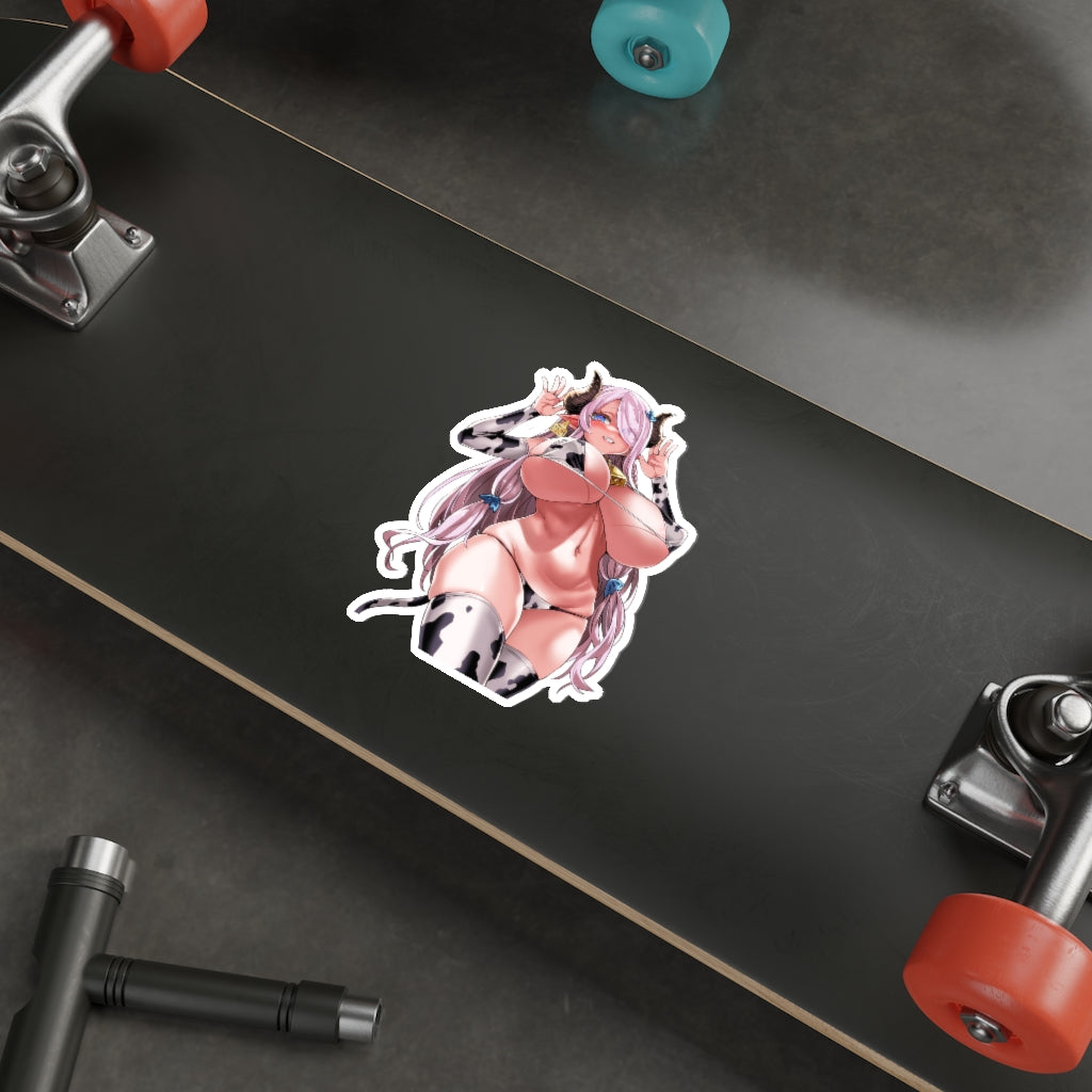 Granblue Fantasy Narmaya Cow Girl Big Tits Waterproof Sticker - Ecchi Vinyl Decal