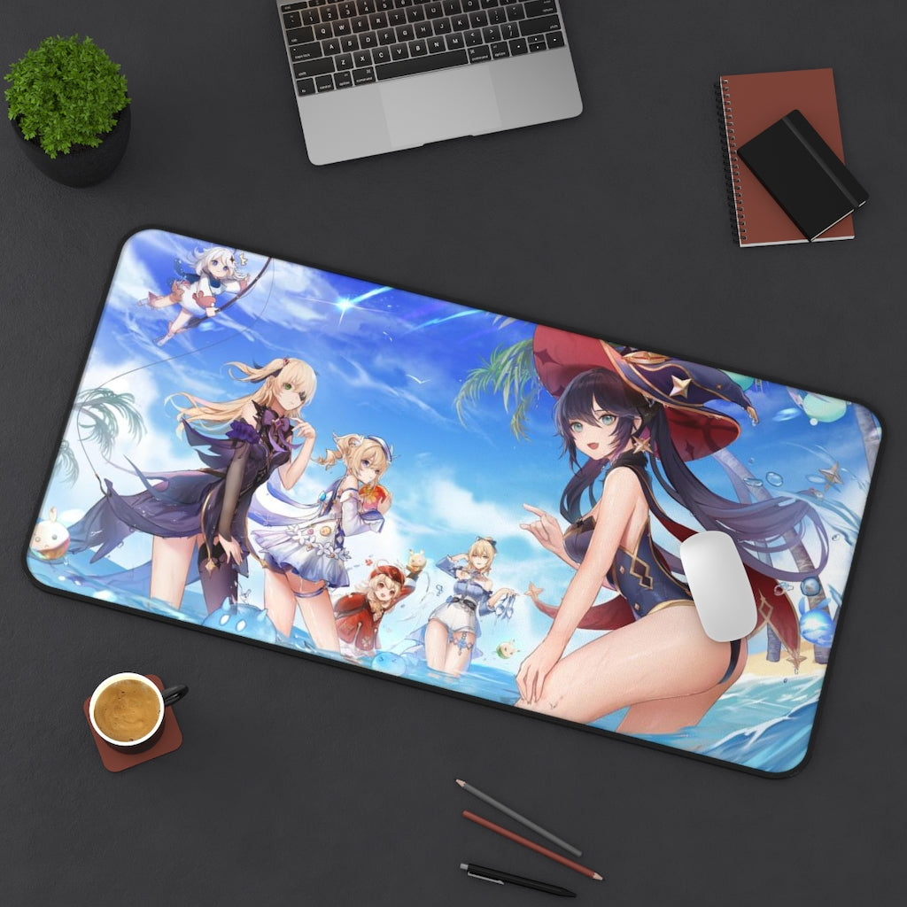 Genshin Impact Sexy Mousepad - Hot Cast Gaming Desk Mat - Ecchi Playmat