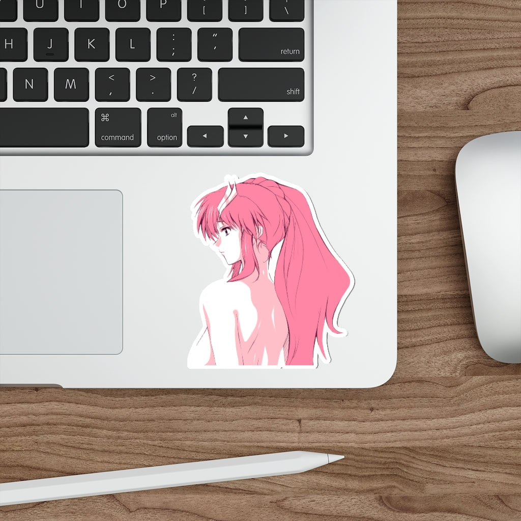 Sexy Lacus Clyne Gundam SEED Waterproof Sticker - Ecchi Vinyl Decal