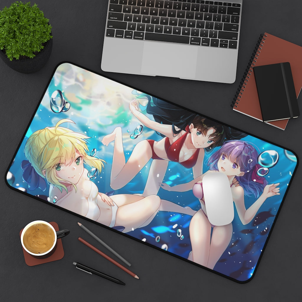 Fate Stay Night Ecchi Mousepad - FSN Bikini Large Desk Mat - MTG Playmat