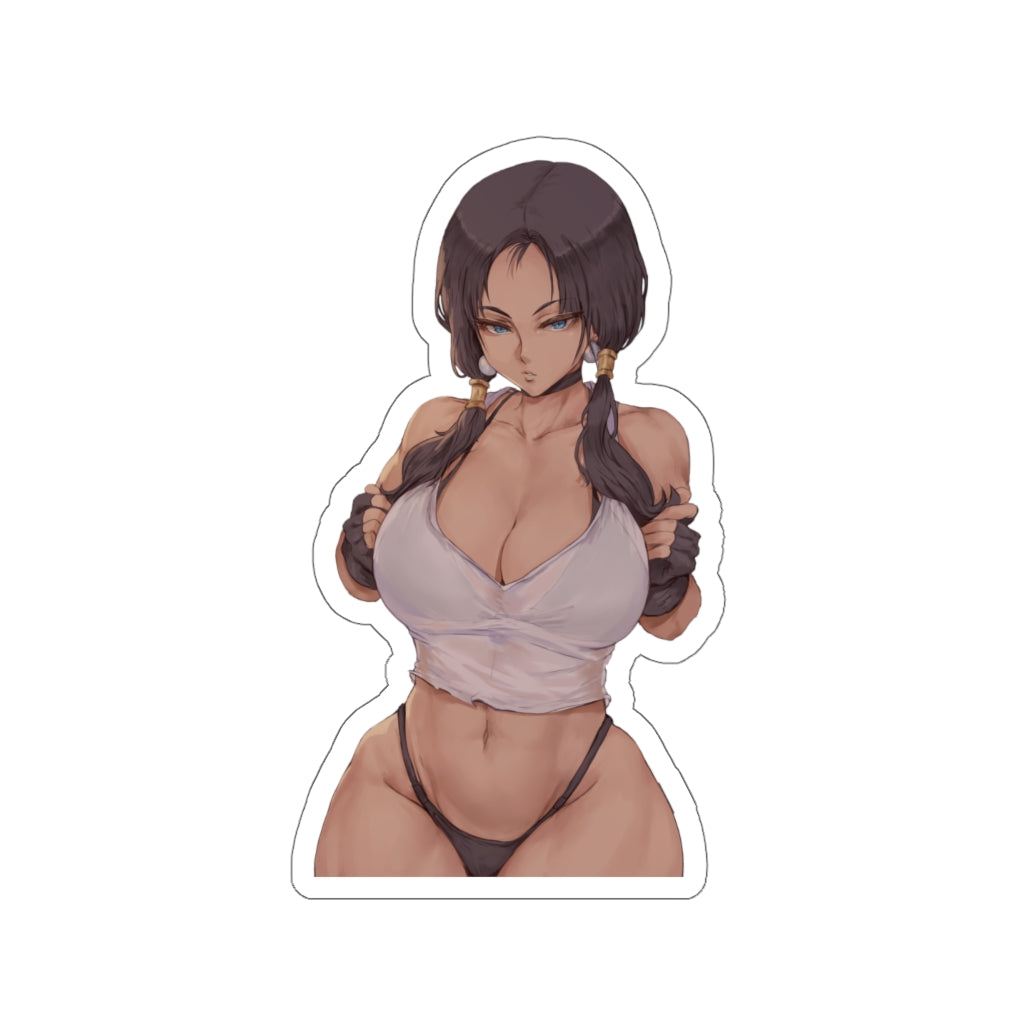 Thick Videl Waifu Waterproof Sticker - Ecchi Anime Dragon Ball Vinyl Car Decal