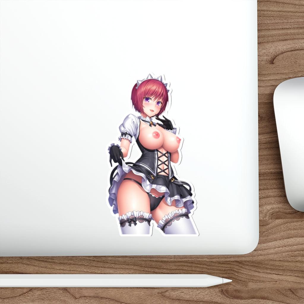 Topless Maid Nel Zelpher Star Ocean Waterproof Sticker - Ecchi Vinyl Decal