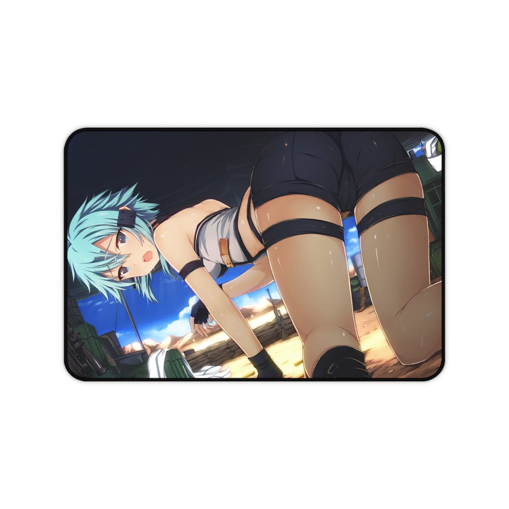 Gun Gale Online Sinon Sexy Butt Desk Mat - Non Slip Mousepad