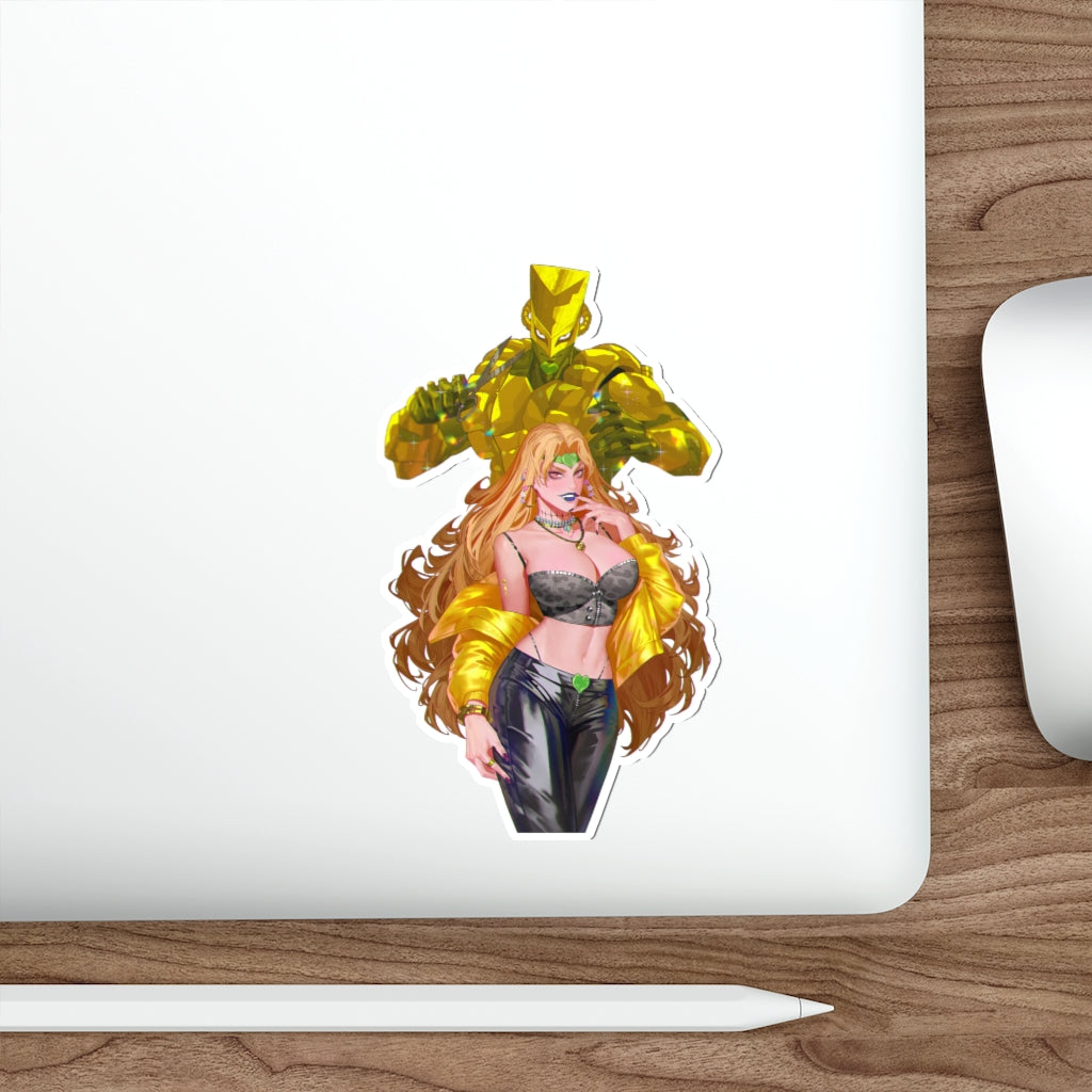 JoJo Sexy Female Dio and The World Waterproof Sticker - Ecchi Vinyl Decal