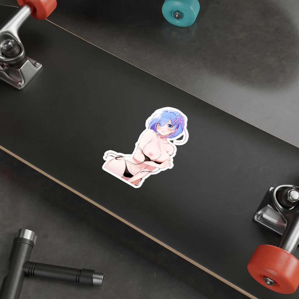 Nude Rem Re Zero Waterproof Sticker - Ecchi Vinyl Decal