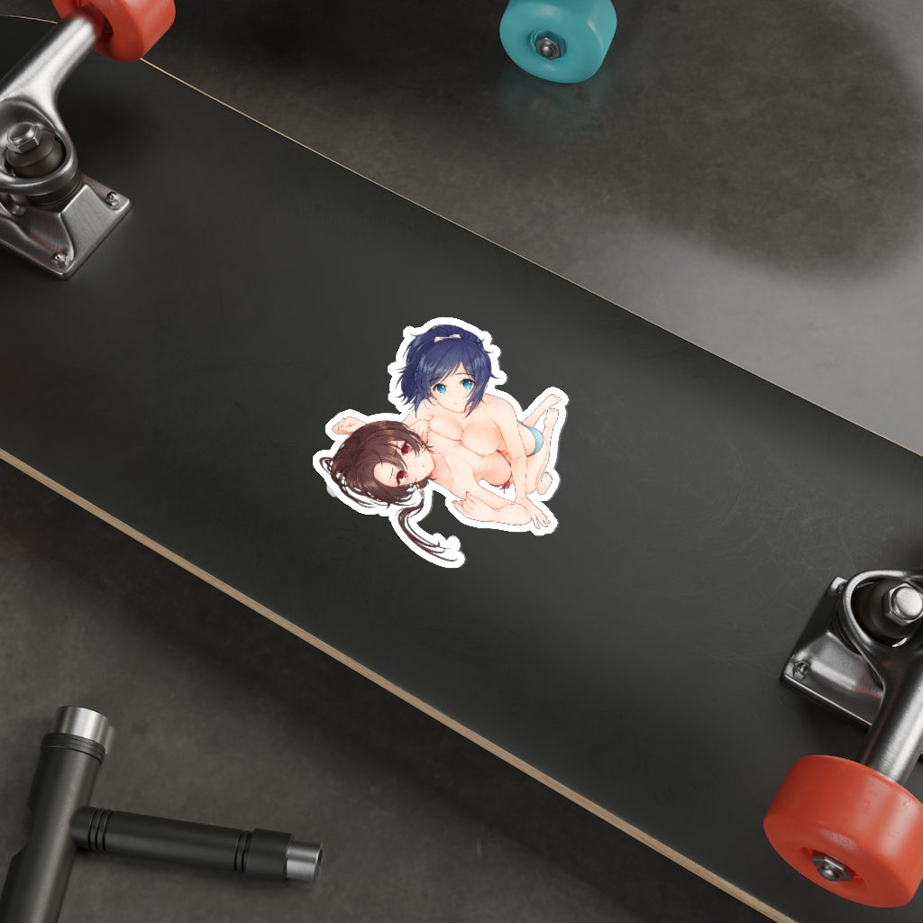 Touken Ranbu Nude Yuri Waifus Kiyomitsu and Yasusada Waterproof Sticker - Ecchi Vinyl Decal