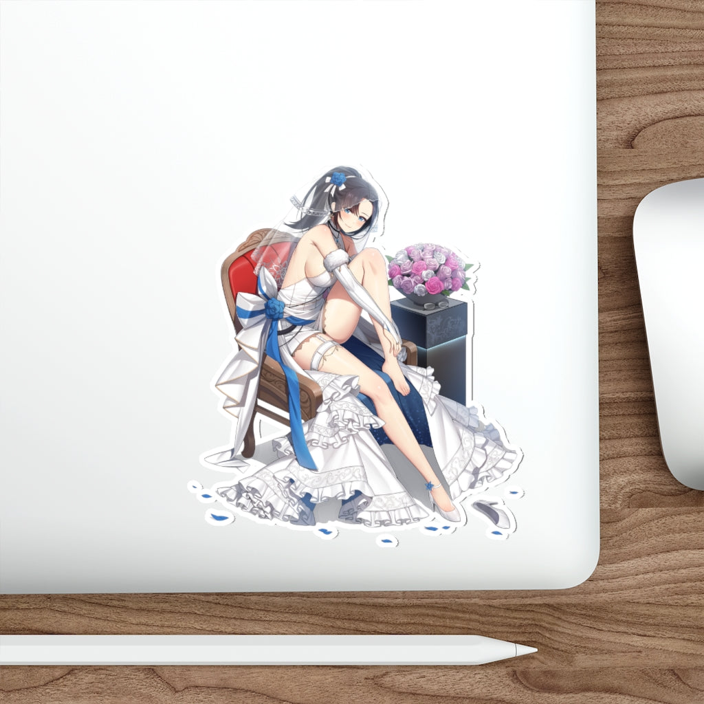 Counter Side Sexy Wedding Dress Seo Yoon Waterproof Sticker - Ecchi Vinyl Decal