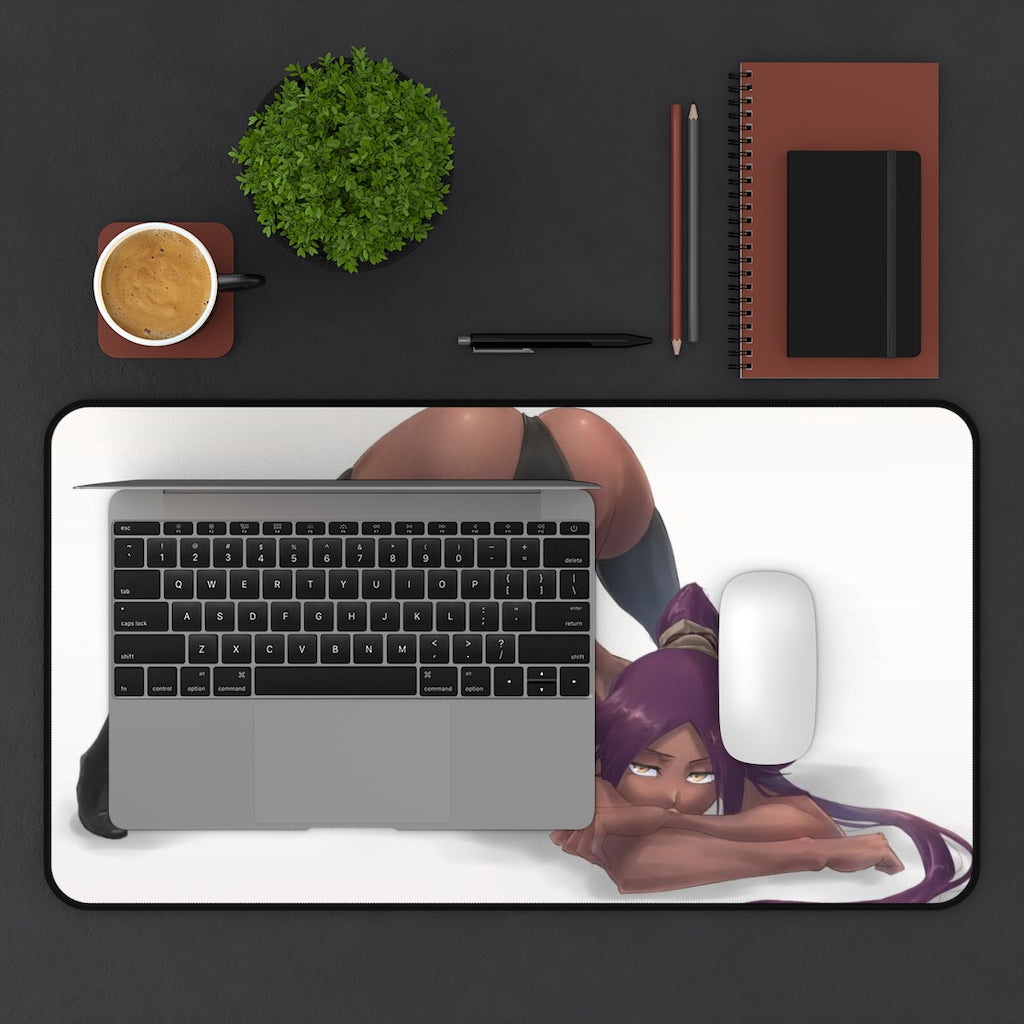 Bleach Anime Mousepad - Thick Yoruichi Jack-O Large Desk Mat - Ecchi Playmat